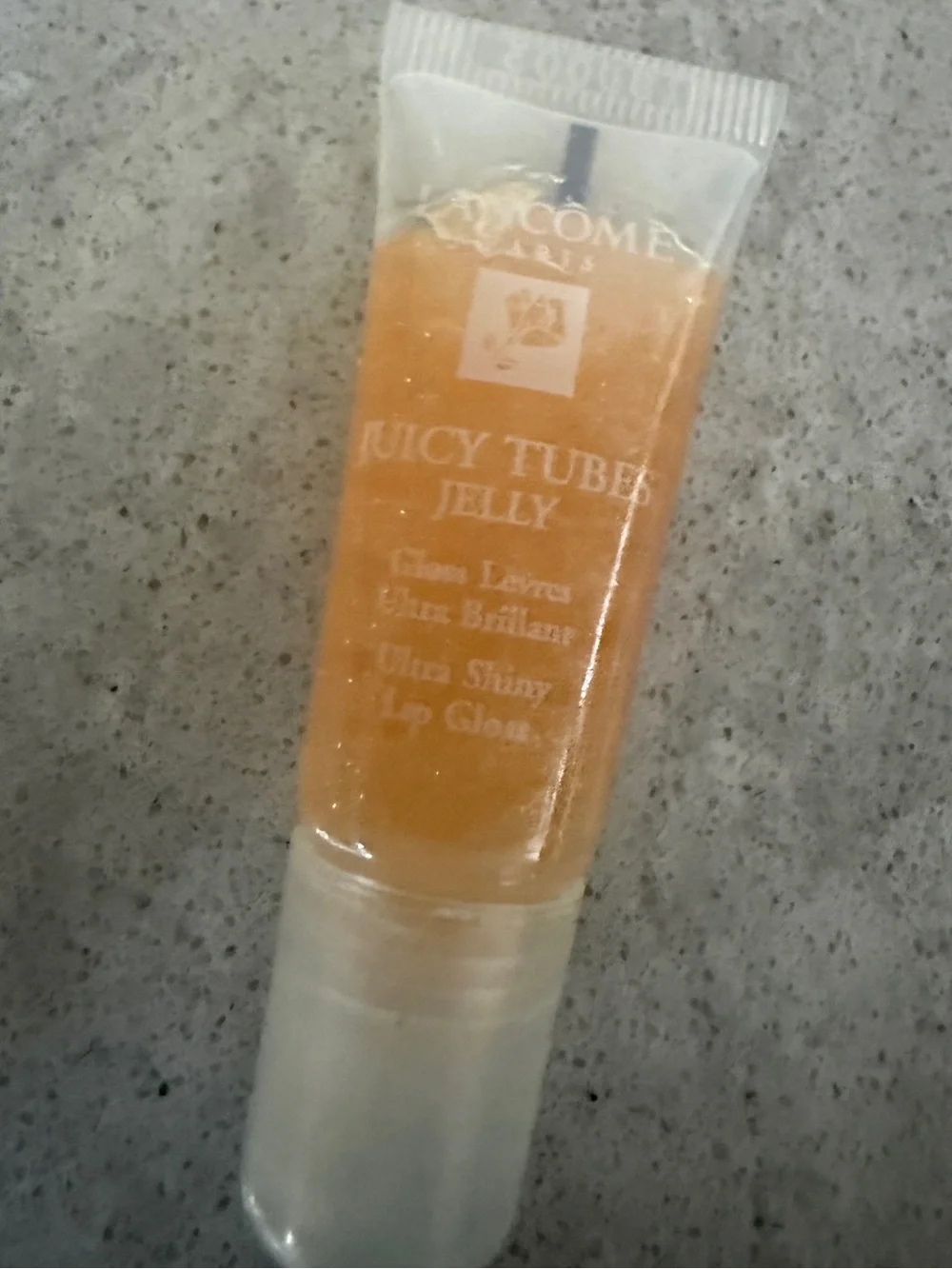 Rare New Lancôme Juicy Tube Jelly Lip Gloss - Shimmery Golden (Peach-Gold)